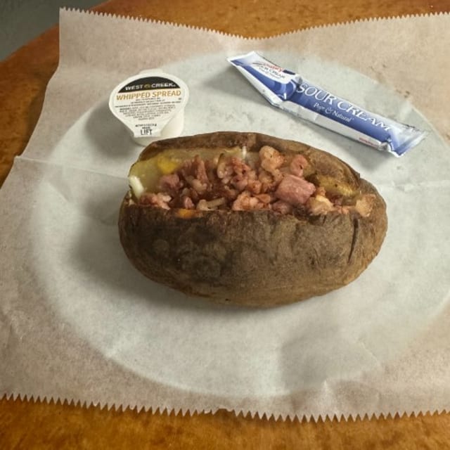 Cheese & Bacon Potato.