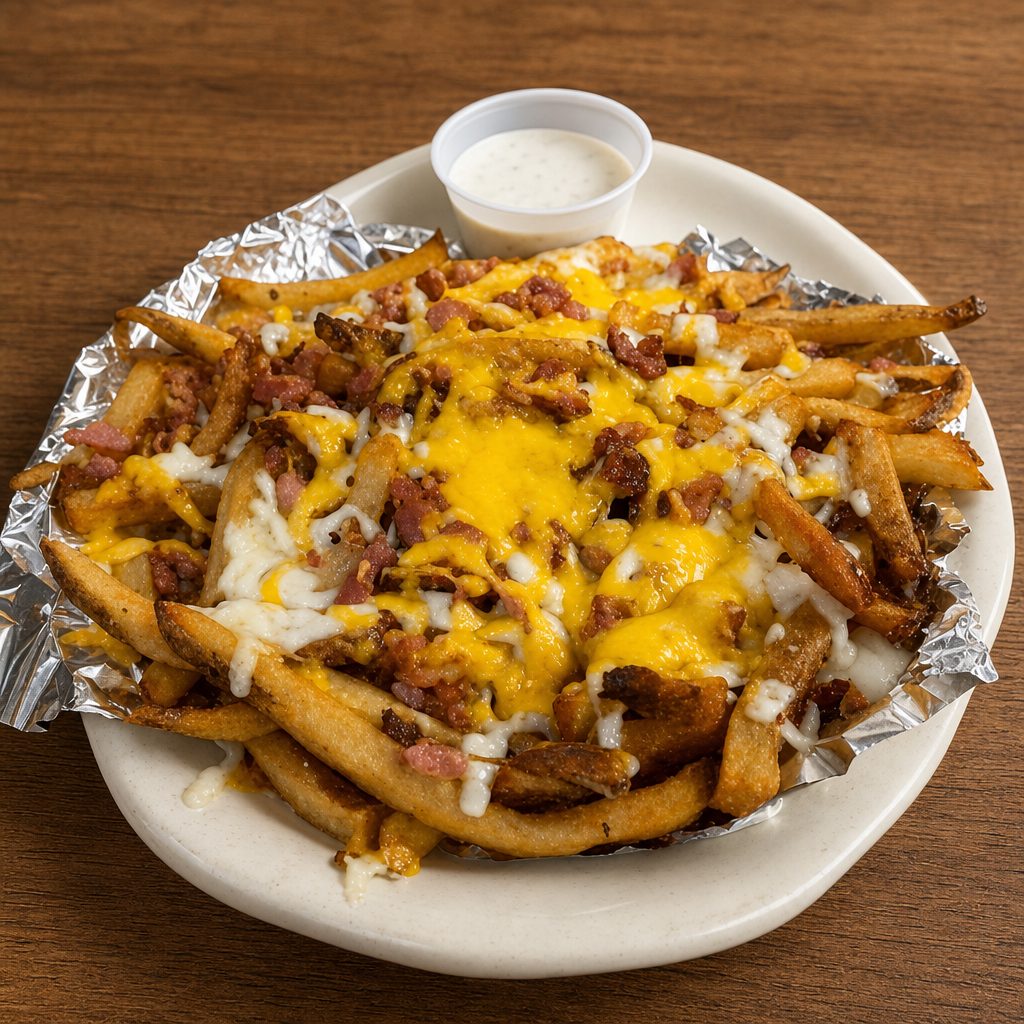 Cheese and Bacon Fries.
