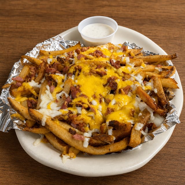 Cheese and Bacon Fries.