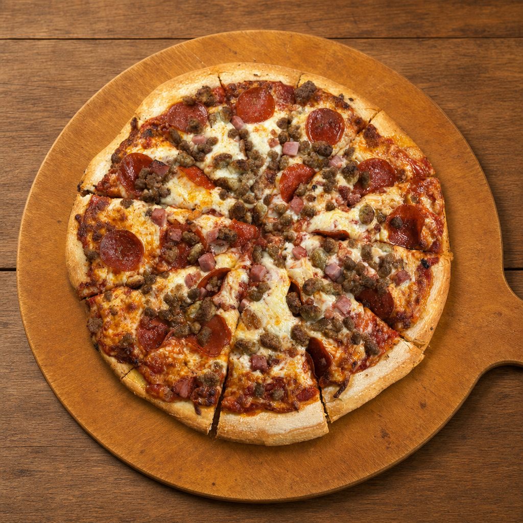Five Meat Pizza Small.