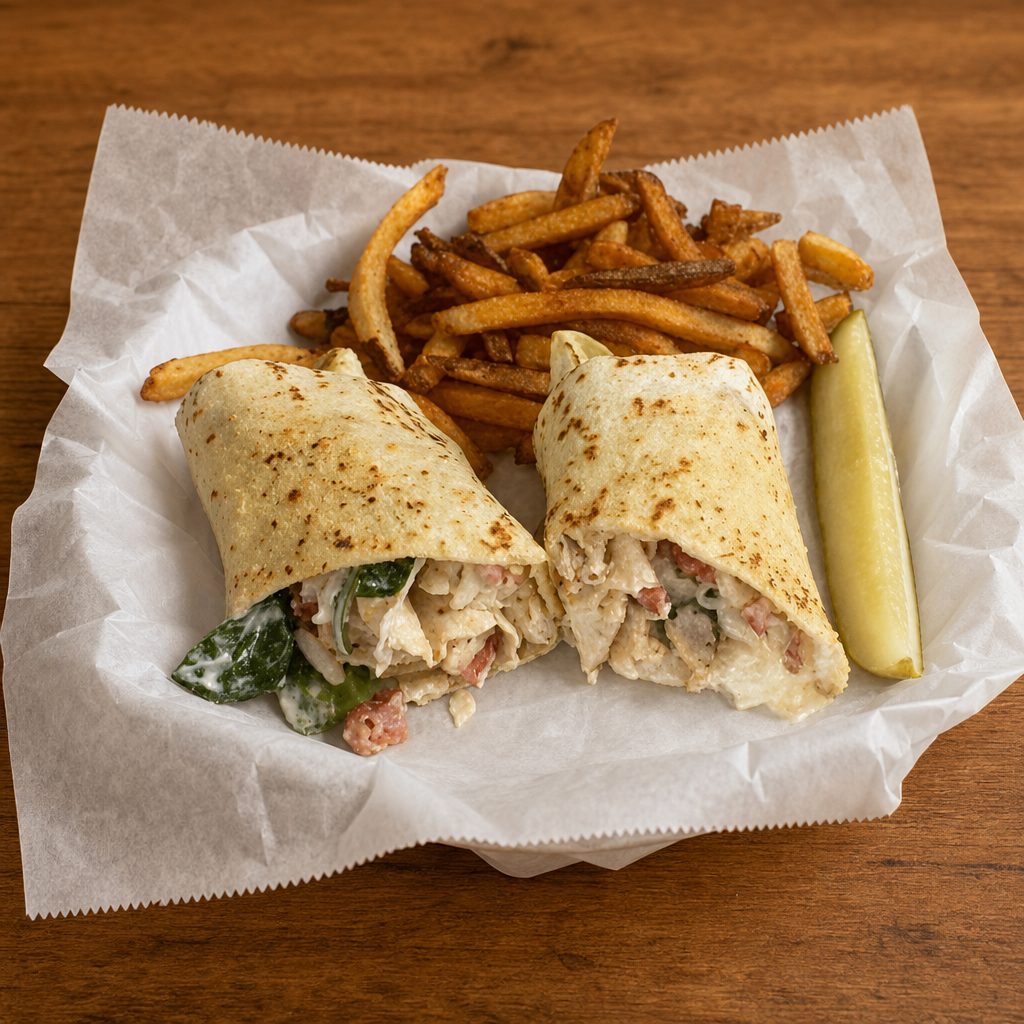 Chicken Bacon Ranch Wrap.