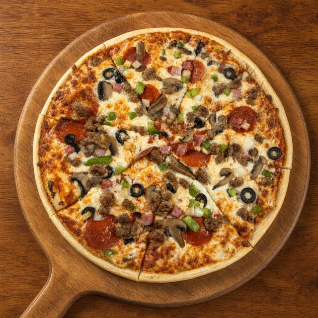 Medium 4+ Toppings.