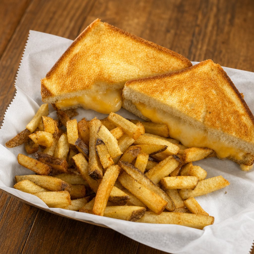 Grilled Cheese w/ Fries.