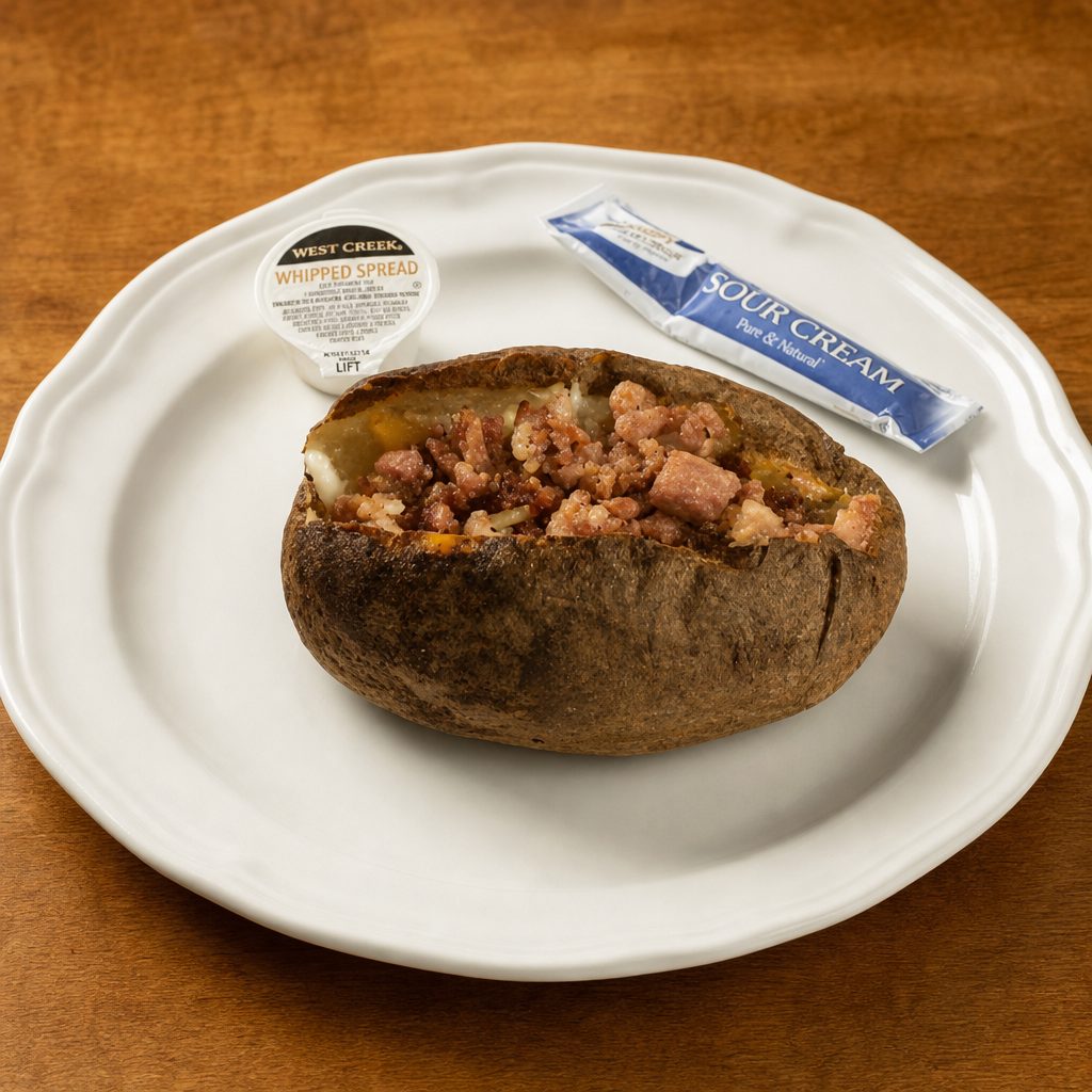 Cheese & Bacon Potato.
