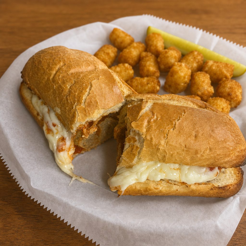 Meatball Marinara Sub.