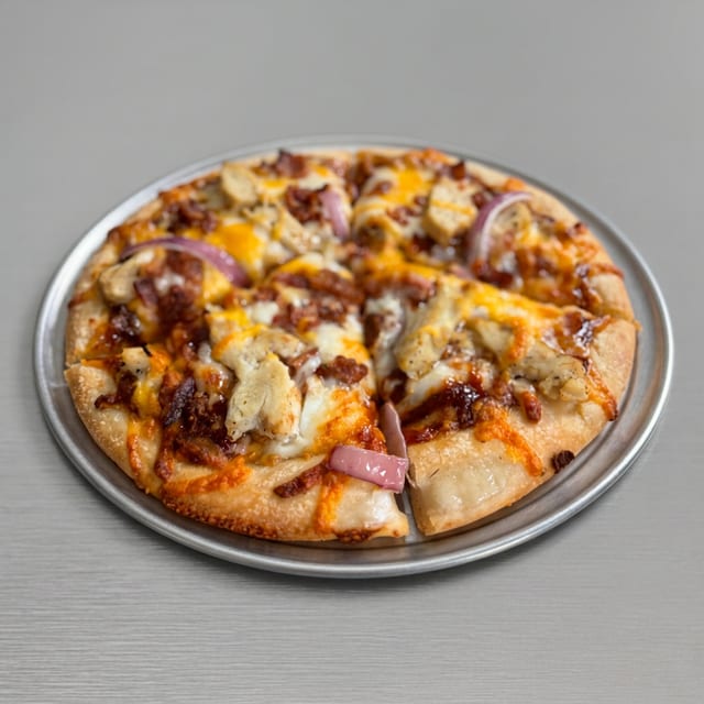 BBQ Chicken Pizza Large.