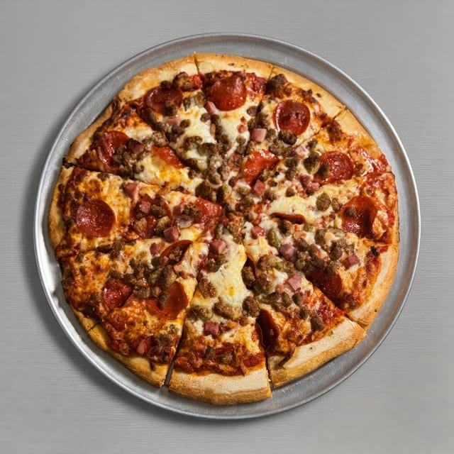 Five Meat Pizza Small.