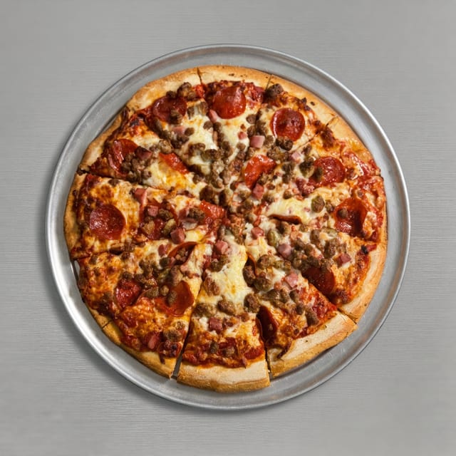 Five Meat Pizza Medium.