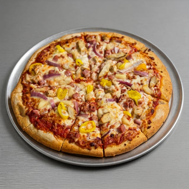 Hawaiian Pizza Medium.