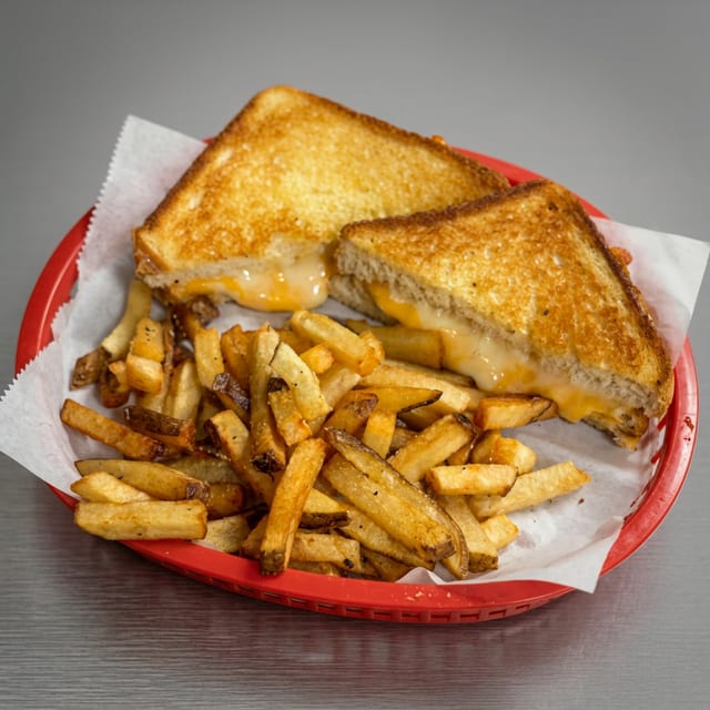 Grilled Cheese w/ Fries.