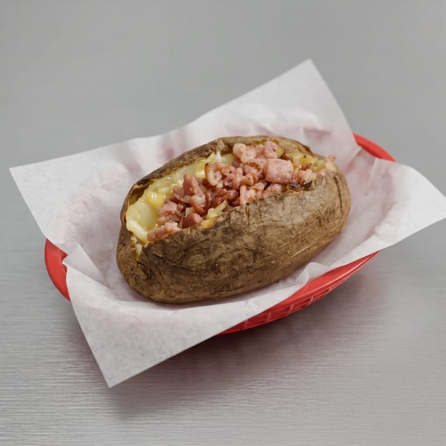 Cheese & Bacon Potato.