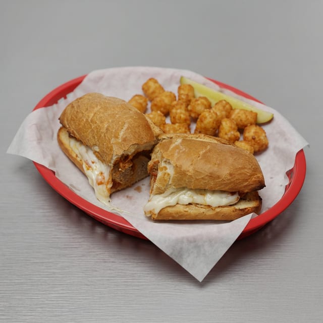Meatball Marinara Sub.